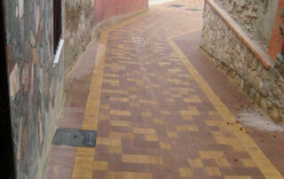 Pavimentación de calles en Casco Histórico