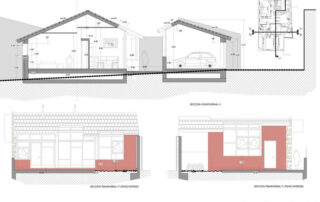 Vivienda Unifamiliar entremedianeras – en construcción